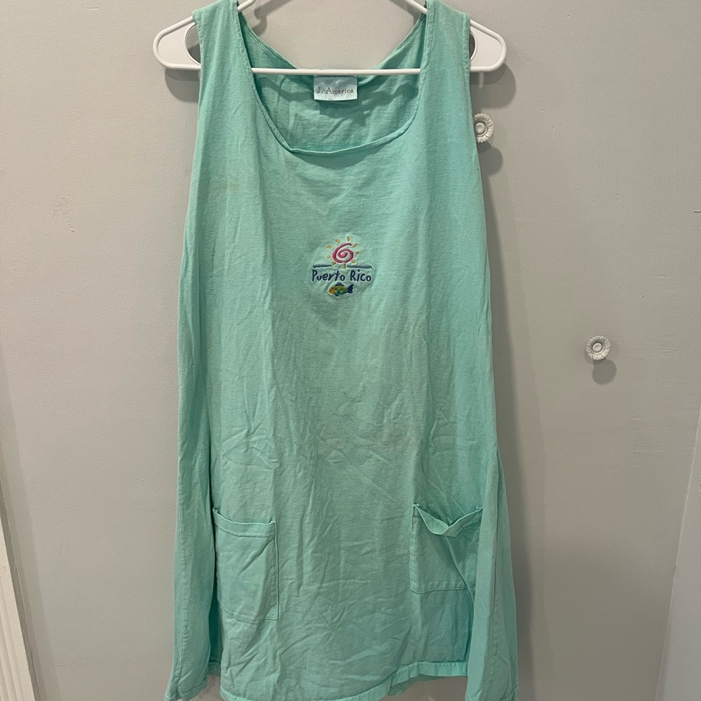 J. America Mint Green "Puerto Rico" Swim Coverup